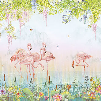 Flamingos lime
